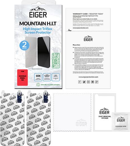 Image du produit Eiger Display-Folie (2er-Pack) Mountain H.I.T Clear (2 pièce(s), Google Pixel 9a)