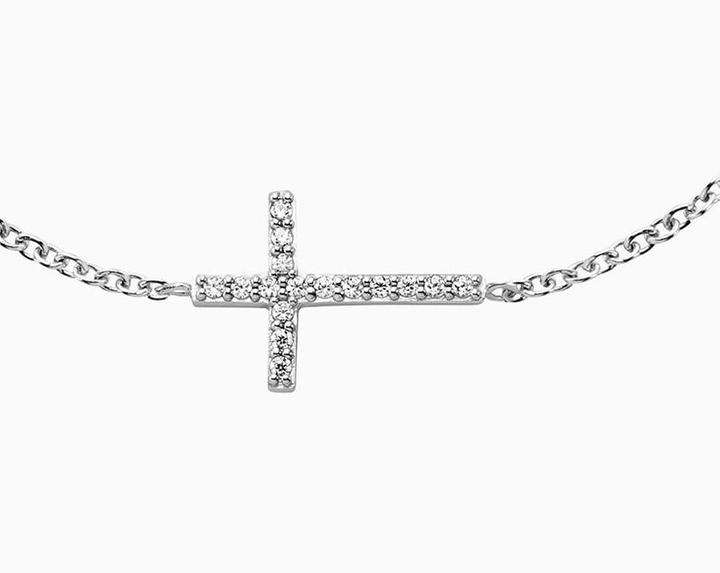 Image du produit Engelsrufer Bracelet en forme de croix (17 cm, Argent 925)