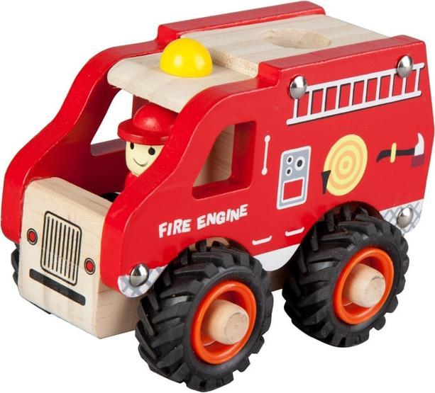 Produktbild Besttoy Holz Schiebefahrzeug - Feuerwehrauto - 13cm