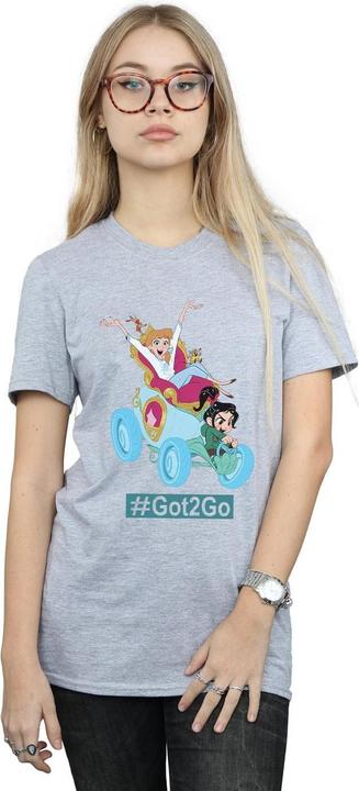 Immagine prodotto Disney Wreck It Ralph Cinderella And Vanellope Maglietta Ampia Donna (L)