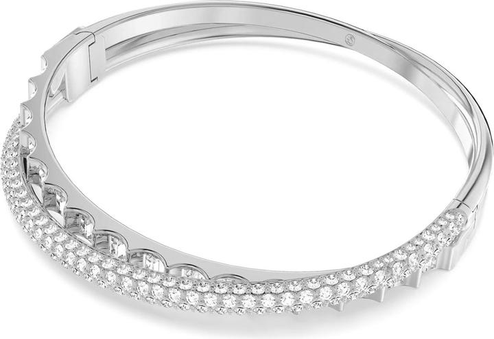 Actual product image Swarovski Rota Bangle Various Cuts White (Swarovski Metal)