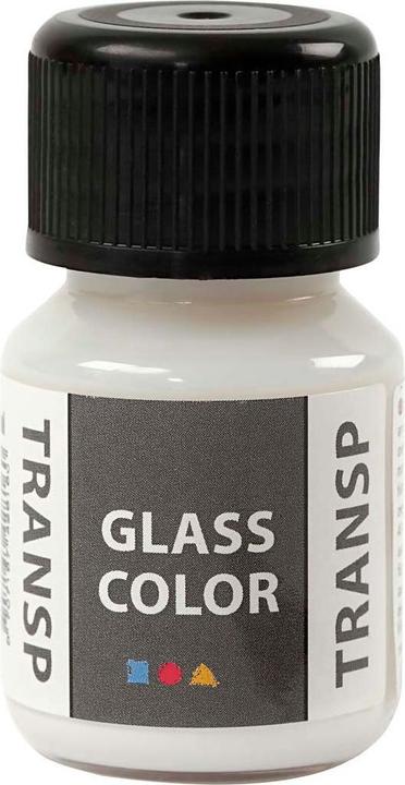 Image du produit Creativ Company Peinture pour verre, peinture transparente - Blanc, 30 ml (Couleur transparente, 30 ml)