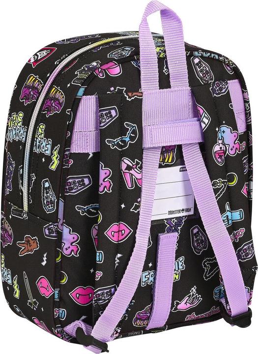 Actual product image Monster High School backpack Creep Black 22 x 27 x 10 cm