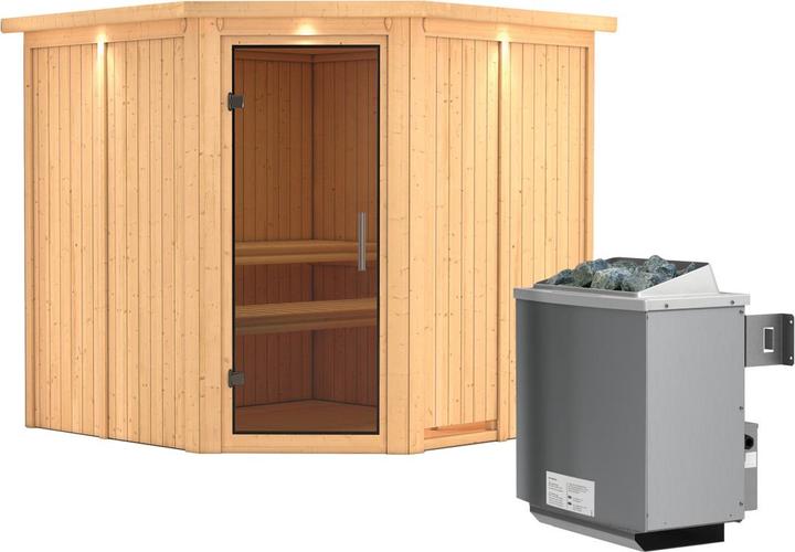 Produktbild Karibu Jarin mit Dachkranz (9 KW interne Steuerung)