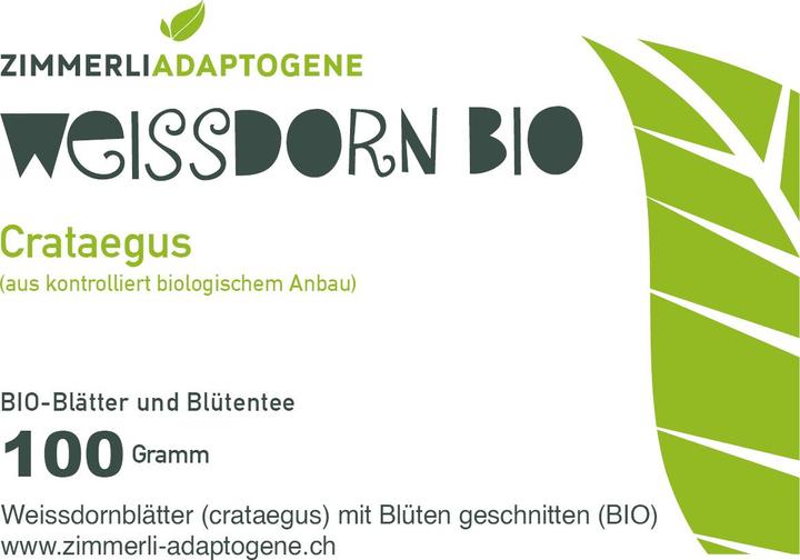 Nährwerte und Zutaten Zimmerli Adaptogene Weissdorn Tee (BIO) (100 g)