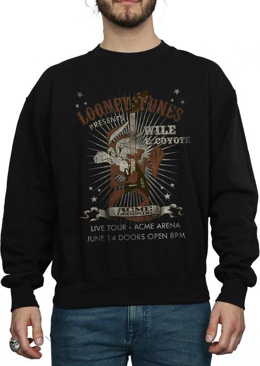 Looney Tunes Wile E Coyote Guitar Sweatshirt