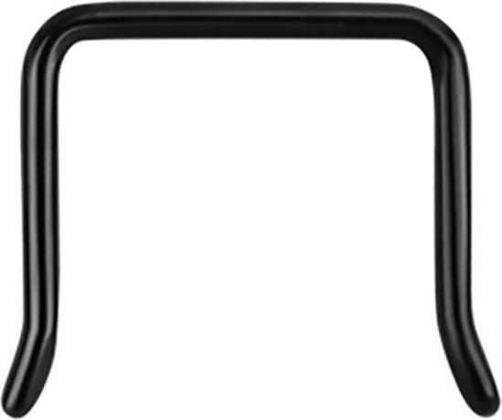 Immagine prodotto Star Piercing Anello del setto a U angolato nero (senza ottone, Acciaio chirurgico 316L)