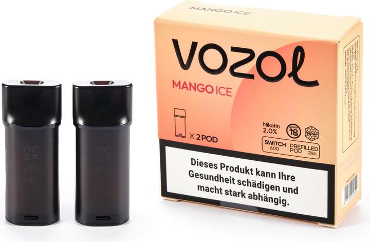 Produktbild Vozol Switch 600 Pod, Mango ICE (Mango)