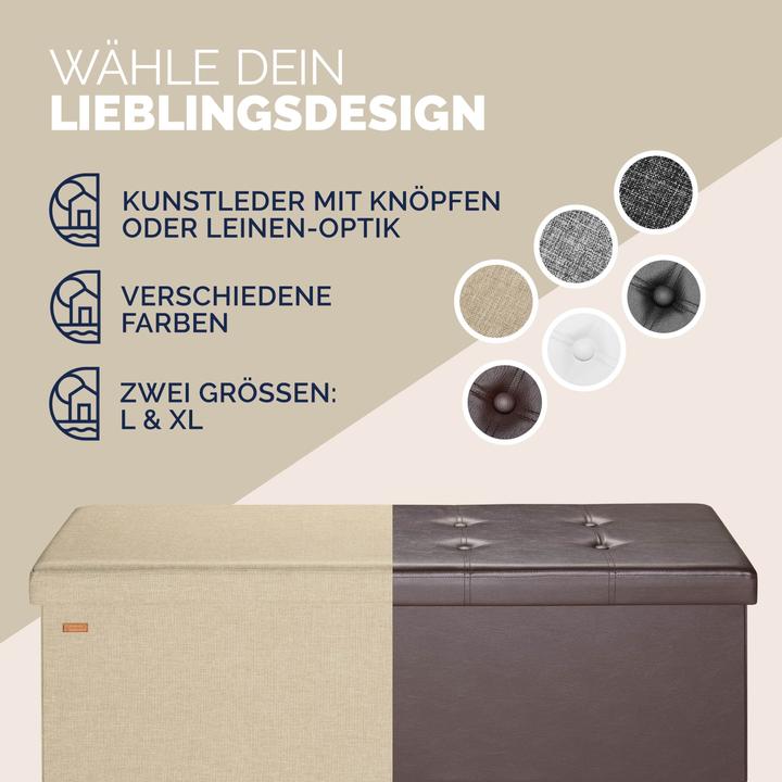 Image du produit Casaria Coffre-siège (115 cm)