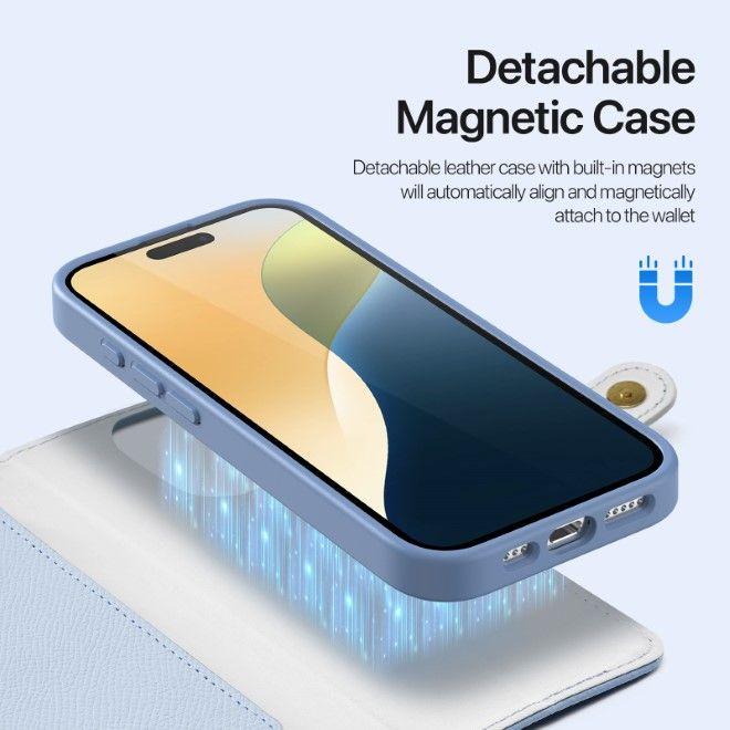 Produktbild Dux Ducis Lawa Series MagSafe Kunstleder Bookcover Hülle (Apple iPhone 16 Pro)