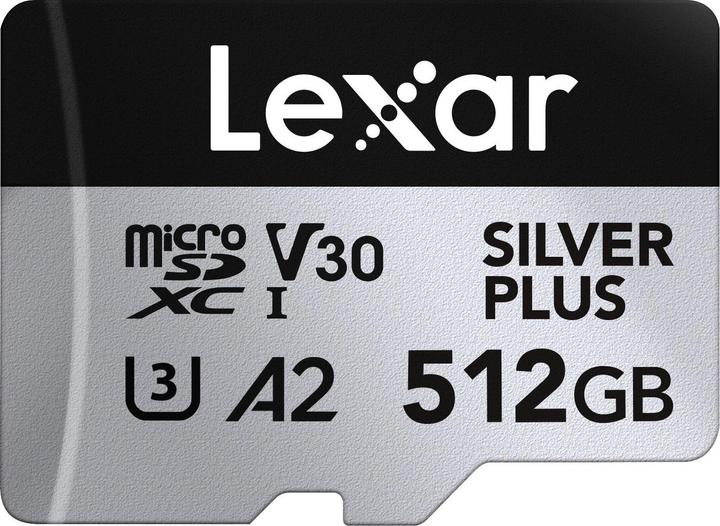 Produktbild Lexar Professional Silver Plus (512 GB, microSDXC, U3, UHS-I)