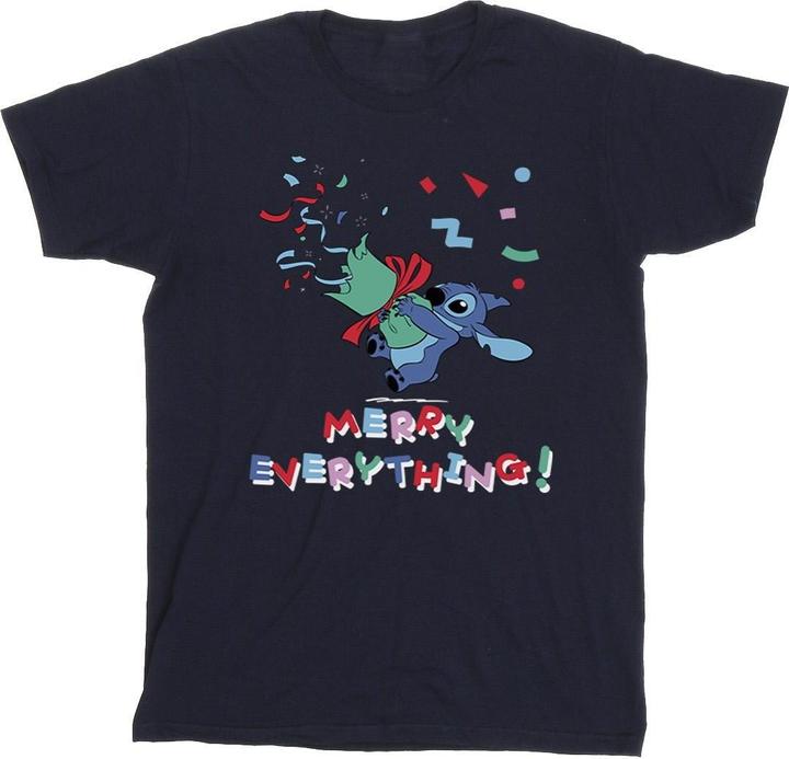 Produktbild Disney Lilo And Stitch Stitch Merry Everything TShirt (XL)