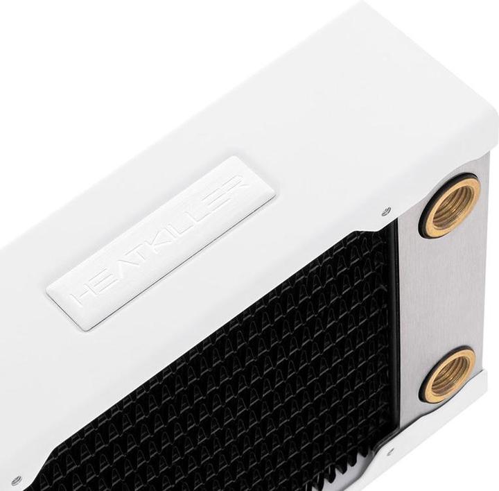 Actual product image Watercool Heatkiller RAD, 240 mm, L - white (120 mm)