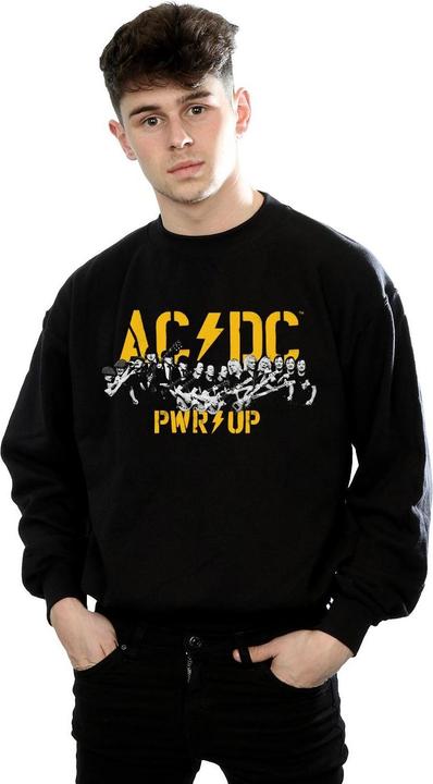 Produktbild AC/DC PWR UP Portrait Motion Sweatshirt aus Baumwolle (S)