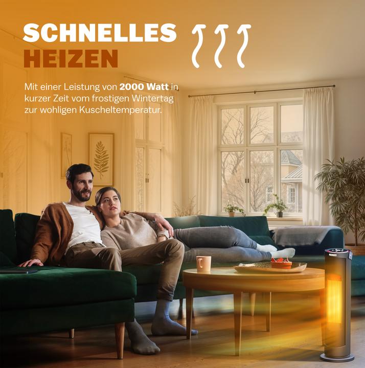 Actual product image Monzana Fan heater (2000 W)