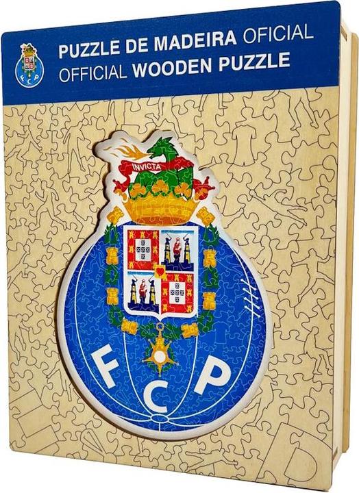 Produktbild Iconic FC Porto - Logo - Holz Puzzle Grösse L (500 Teile) (500 Teile)