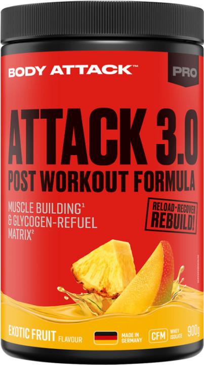Produktbild Body Attack Post Attack 3.0 (900g Dose) (Exotic Fruit, 1 Stk., 900 g)
