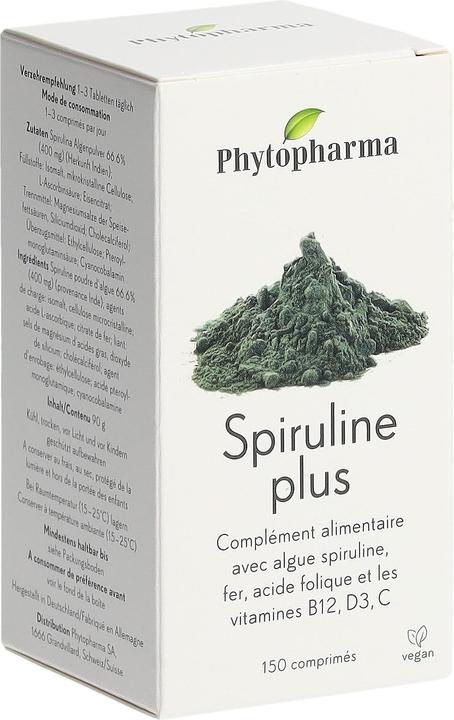 Immagine prodotto Phytopharma Spirulina Plus compresse (1 Pezzo/i, Pillole, 140 g)