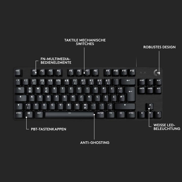 Produktbild Logitech G413 (CH, Kabelgebunden)