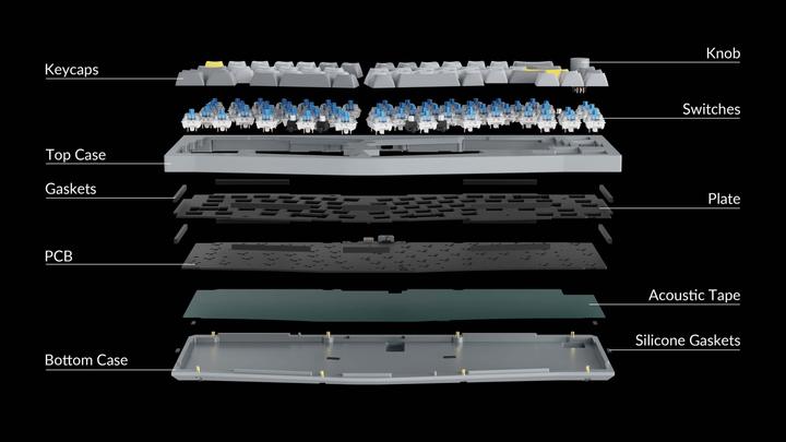 Image du produit Keychron Version du bouton Q8 (US, Filaire)