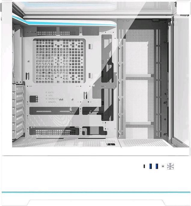 Immagine prodotto Darkflash Tech Case per computer Darkflash DY450 senza ventole (bianco) (ITX, mATX, ATX)