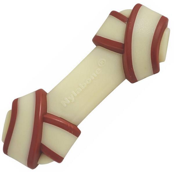 Immagine prodotto Nylabone Nodo Osso di Manzo L, 17,5 cm, 290g (Gioco da masticare per cani)
