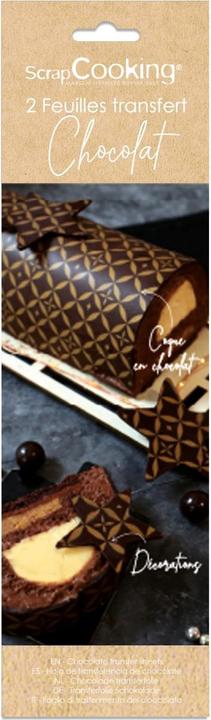 Actual product image ScrapCooking Set of 2 transfer sheets Couture chocolate flavour (2 x)