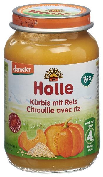 Immagine prodotto Holle Vaso di zucca con riso Biologico (190 g)