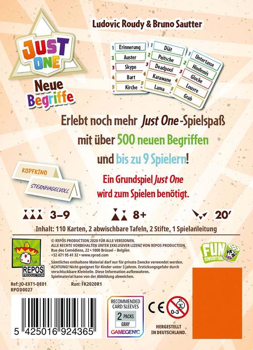 Actual product image Asmodée Just One - New terms (extension) (German)