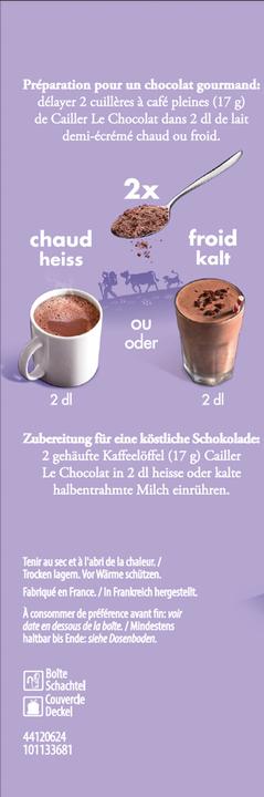 Image du produit Cailler Le Chocolat Boisson au cacao en poudre (500 g)