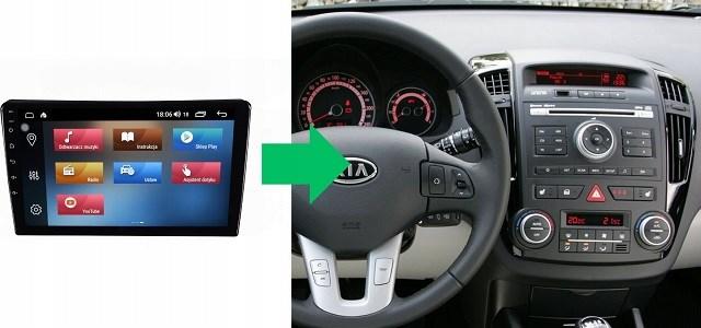 Actual product image No Name RADIO GPS NAVIGATION KIA CEED I 2009-12 ANDROID (9")