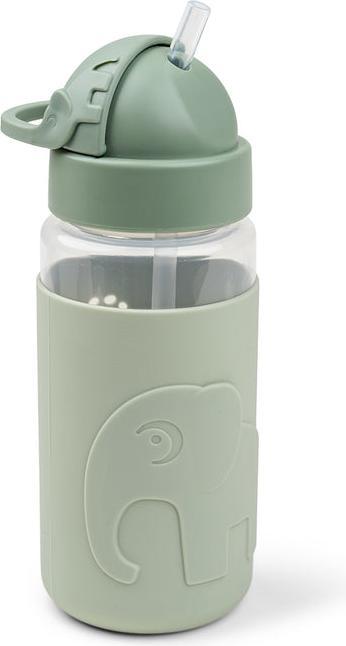 Actual product image Done by Deer Easy-grip Trinkflasche mit Strohhalm Elphee Grün350 ml (0.35 l)
