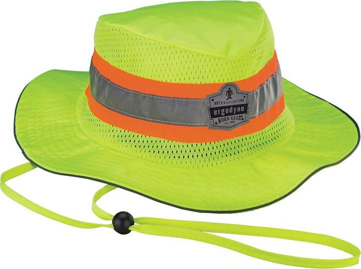 Actual product image Ergodyne Cooling Ranger Sun Hat Chill-Its 8935MF Hi-Vis, lime, size S/M (S/M)