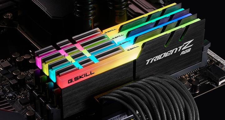 Actual product image G.Skill Trident Z RGB (for AMD) (4 x 8GB, 3200 MHz, DDR4-RAM, DIMM)