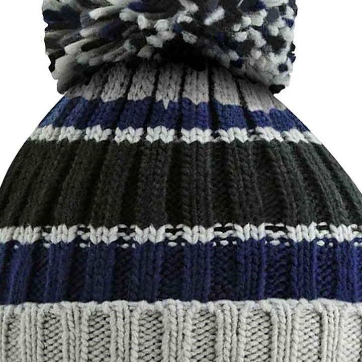 Image du produit Beechfield Bonnet Hygge Striped (Taille unique)