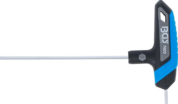 BGS Cacciavite con impugnatura a T | esagono interno | 3 mm (Chiave a brugola)