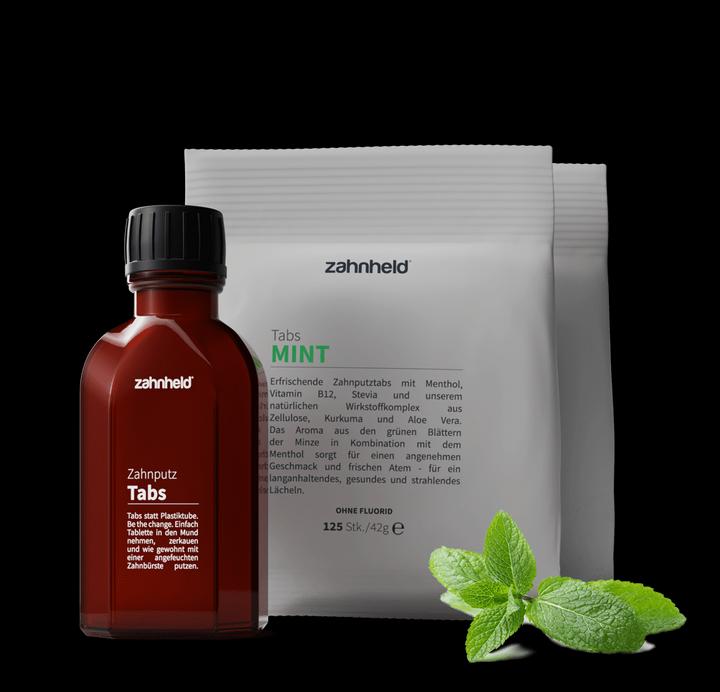 Produktbild Zahnheld Zahnputztabs Mint im Bundle Ohne Fluorid