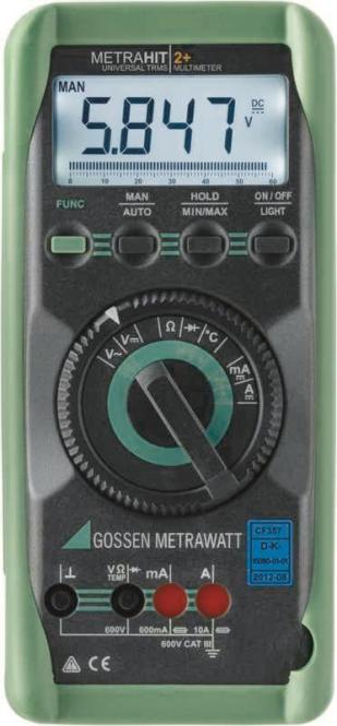 Produktbild Gossen Hand-Multimeter digital Metraw (CAT III 600V)