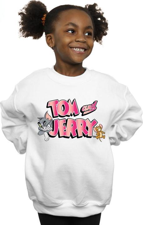 Immagine prodotto Tom & Jerry Gradient Logo Felpa Ragazze (128)