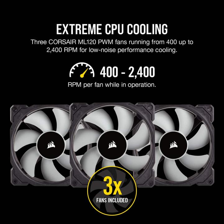Actual product image Corsair H150i RGB PRO XT