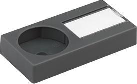 Produktbild Eldat RT28-ACC-01-23P Klingelknopf-Gehäuse komplett anthrazit für Tastsender RT28