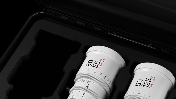 Image du produit Dzofilm Kit Pictor Zoom 2 Objectifs (50-125/20-55 T2.8) Blanc (Monture L)