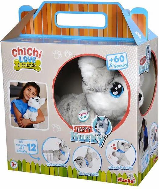 Actual product image Simba CCL Happy Husky (17 cm)