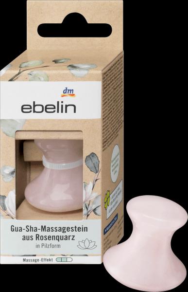 Actual product image dm ebelin Gua-Sha-Massagestein Rosenquarz