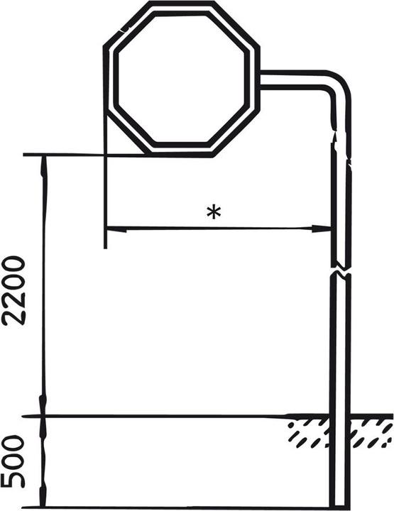 Image du produit Moravia Supports de cadre tubulaire Ø 60 mm, 32 mm pour signaux d'arrêt