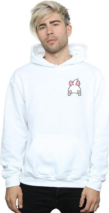Immagine prodotto Disney Aristocats Marie Backside Breast Print Felpa con Cappuccio Uomo (XXL)