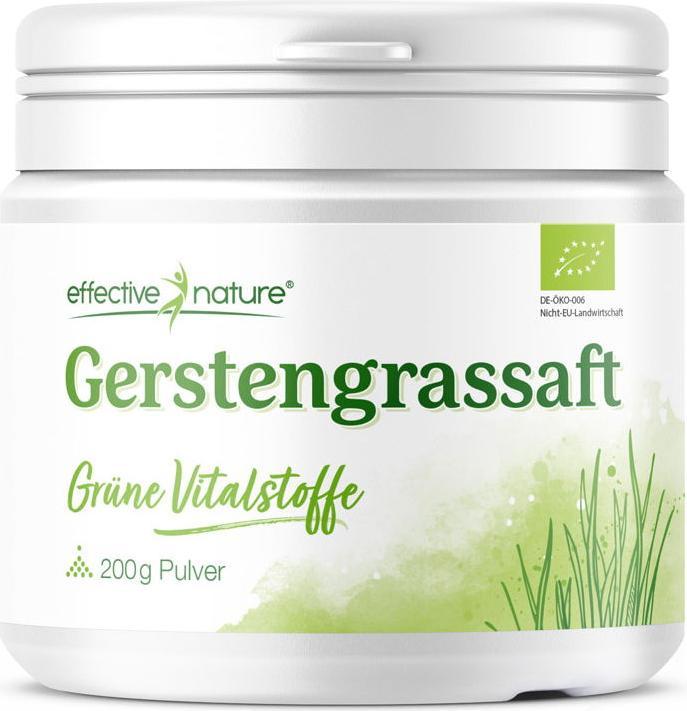 Produktbild Effective Nature Bio Gerstengrassaft Pulver (1 Stück, Pulver, 200 g)