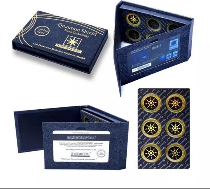 Image du produit PhoneLook Set de 6 pastilles patch autocollant anti-ondes et antiradiations pour téléphone