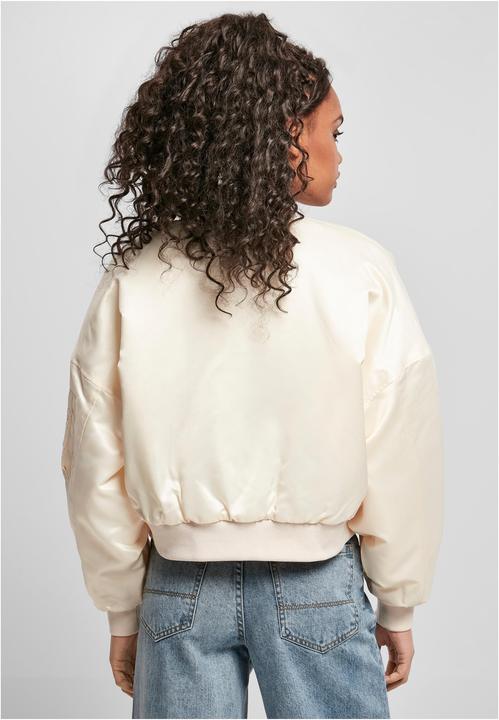 Produktbild Urban Classics Ladies Short Oversized Satin Bomber Jacket (XL)