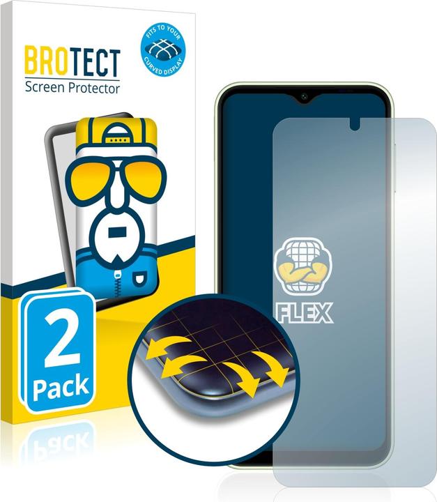 Produktbild BROTECT Full-Cover Displayschutz (2 Stück, Samsung Galaxy A14 5G)